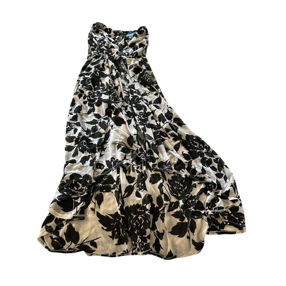 Simply Vera Vera Wang Black and White Asymmetrical Dress - Picture 1 of 3